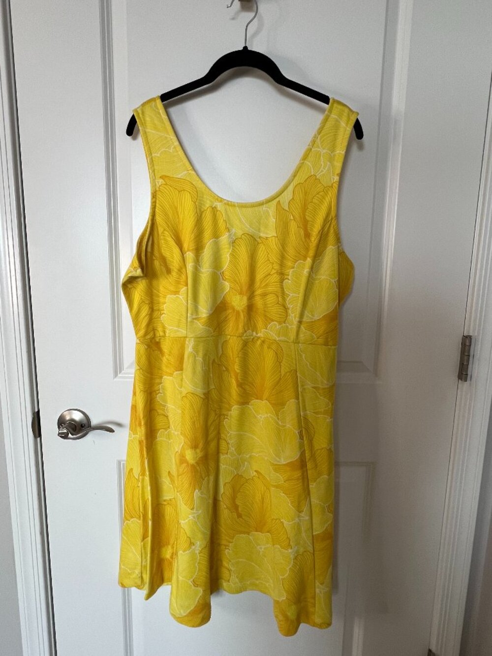 K Jordan Yellow Floral Midi Dress